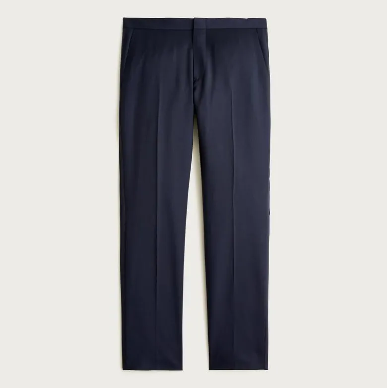 Ludlow Slim-fit tuxedo pant in Italian wool