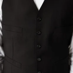Ludlow Slim-fit tuxedo vest in Italian wool