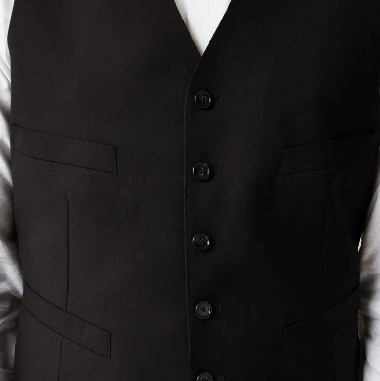 Ludlow Slim-fit tuxedo vest in Italian wool