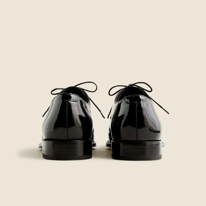 Ludlow tuxedo oxfords in patent leather