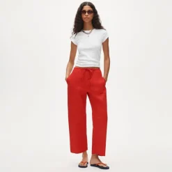 Luna pant in cotton poplin