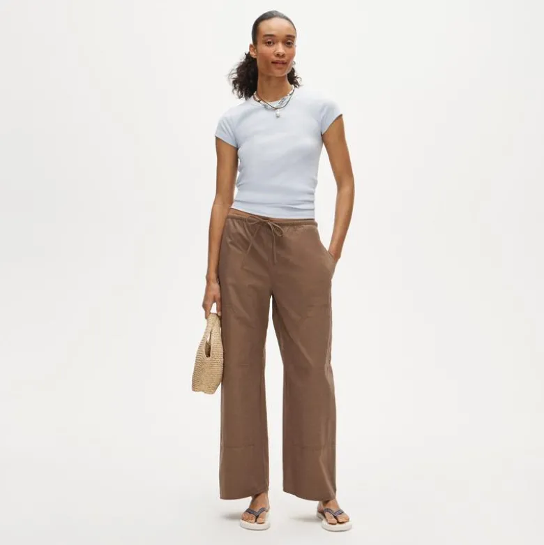 Luna pant in cotton poplin