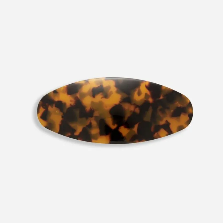 MACHETE jumbo oval clip in classic tortoise