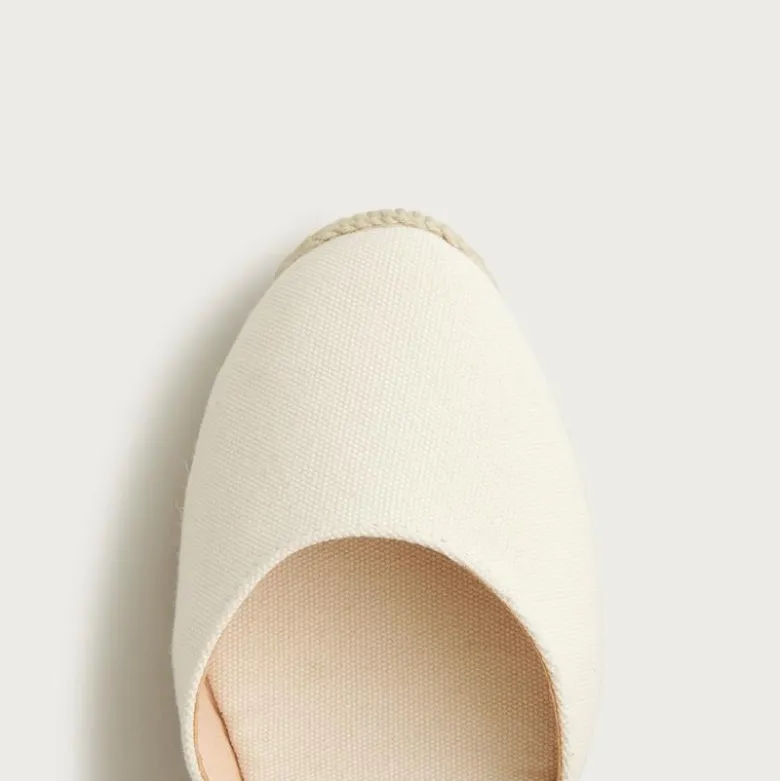Made-in-Spain lace-up high-heel espadrilles