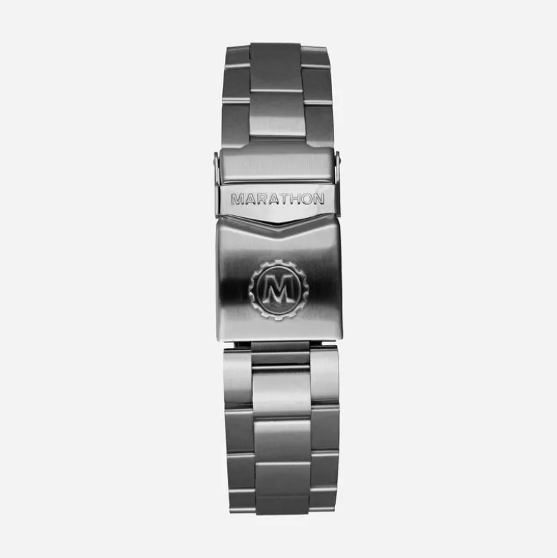 Marathon Watch Company™ Arctic-Edition Jumbo Day/Date Automatic with Stainless Steel Bracelet