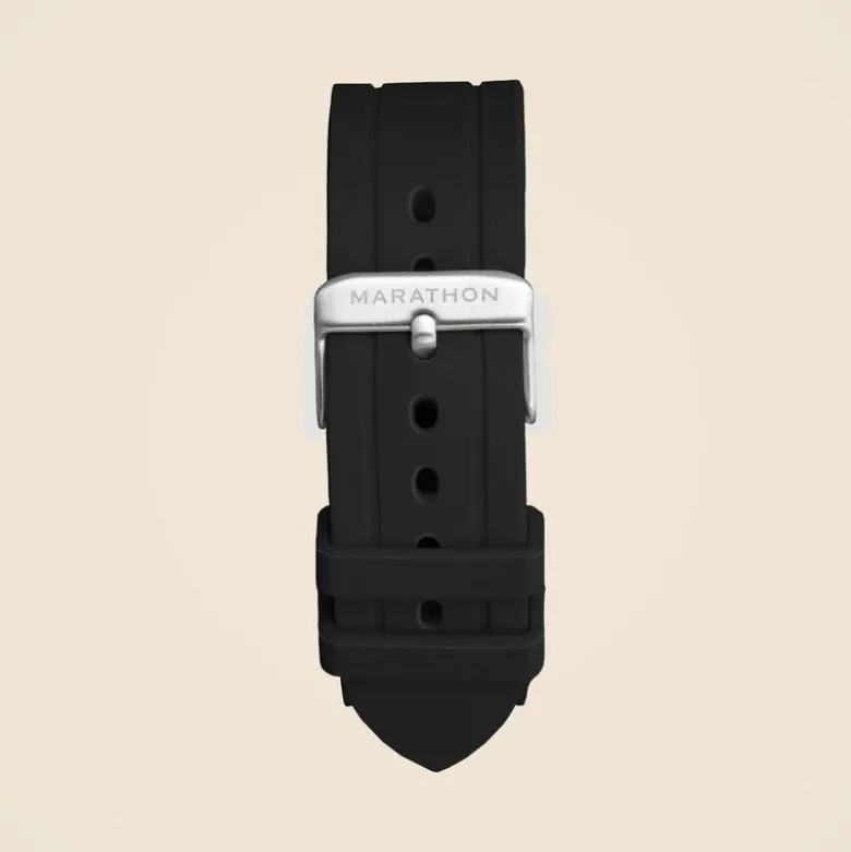 Marathon Watch Company™ 22mm Two-piece Rubber Dive Watch Strap