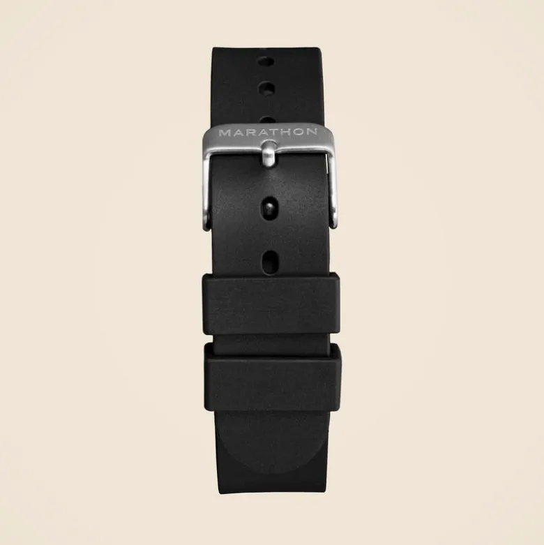 Marathon Watch Company™ 22mm Two-piece Rubber Dive Watch Strap