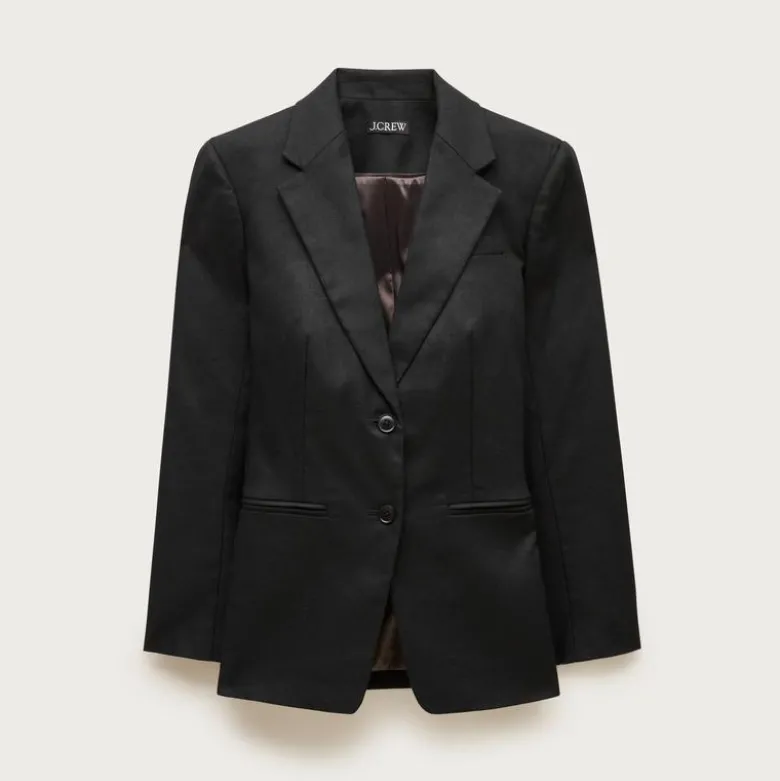 Margeaux blazer in stretch linen blend