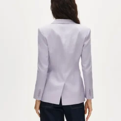 Margeaux blazer in stretch linen blend