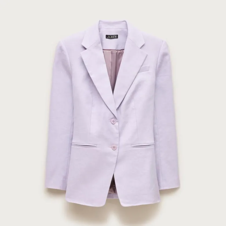 Margeaux blazer in stretch linen blend