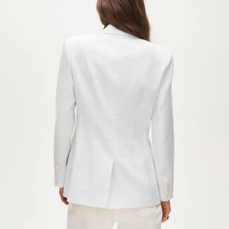 Margeaux blazer in stretch linen blend