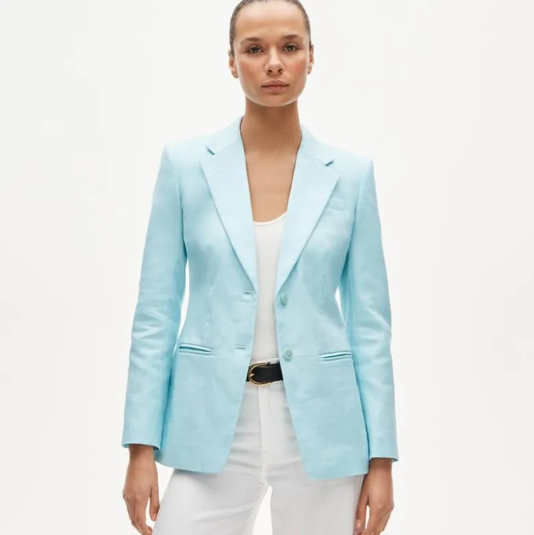 Margeaux blazer in stretch linen blend