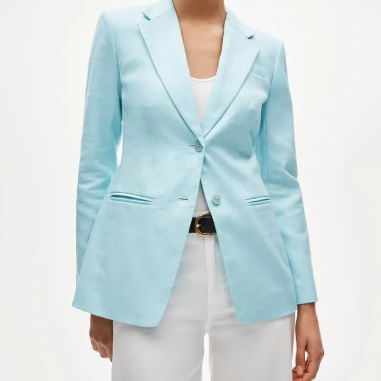 Margeaux blazer in stretch linen blend