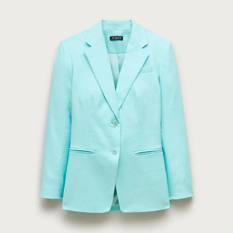 Margeaux blazer in stretch linen blend