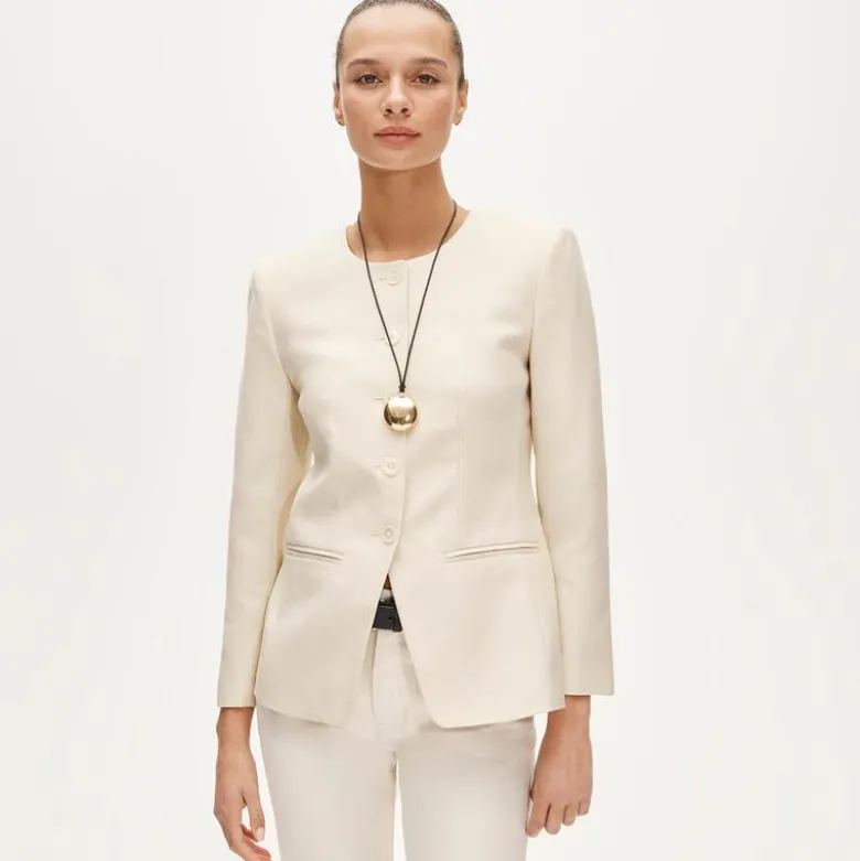 Margeaux lady jacket in Gramercy linen blend