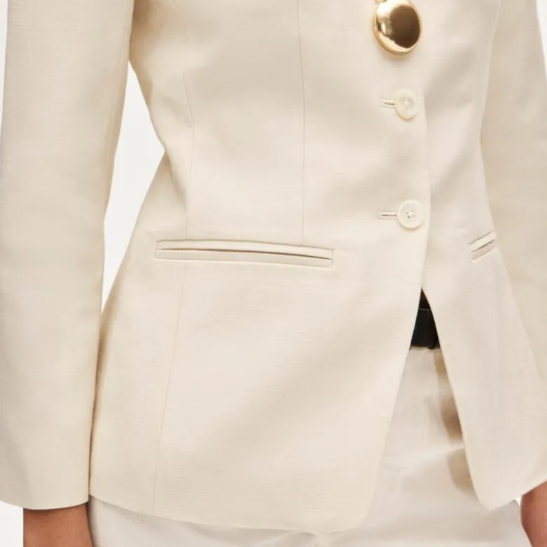Margeaux lady jacket in Gramercy linen blend