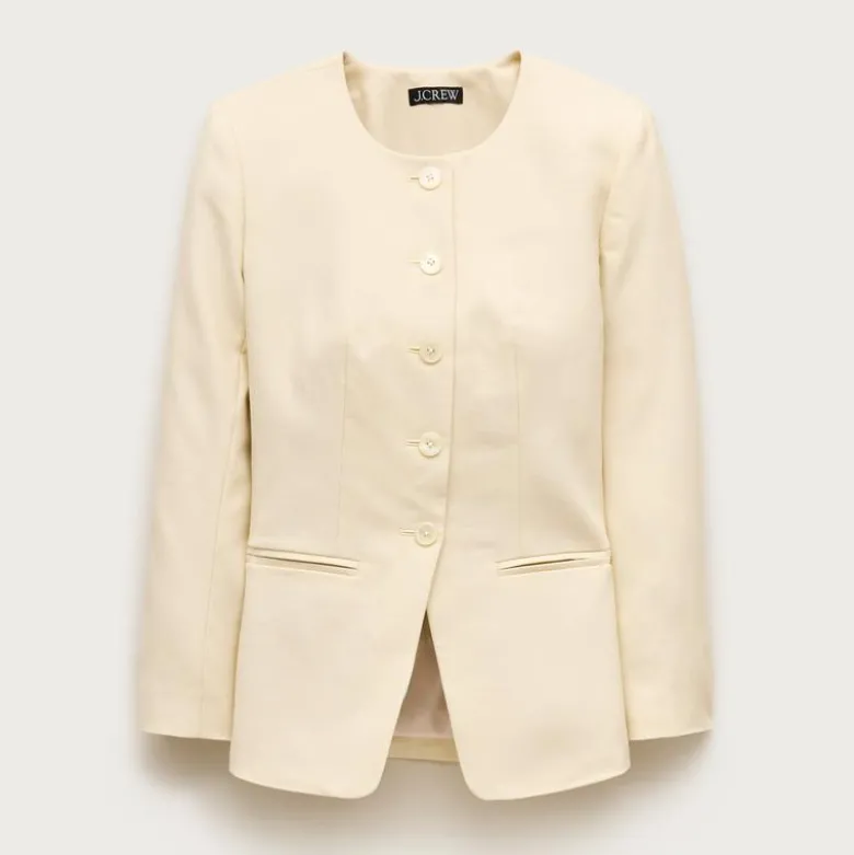 Margeaux lady jacket in Gramercy linen blend