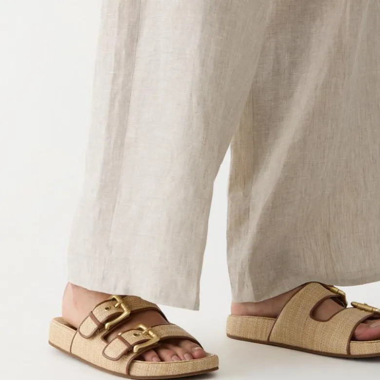 Marlow sandals in raffia