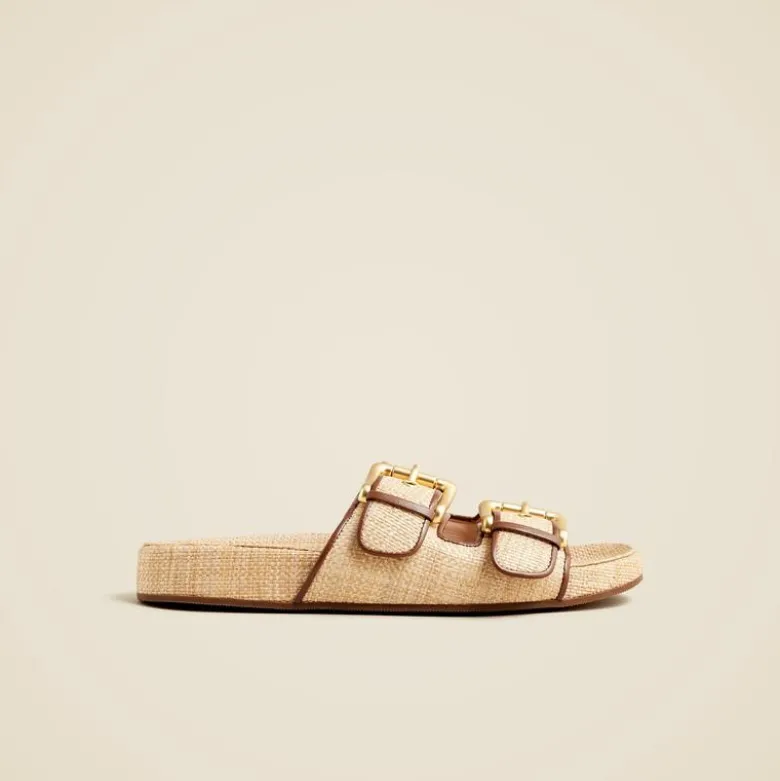 Marlow sandals in raffia