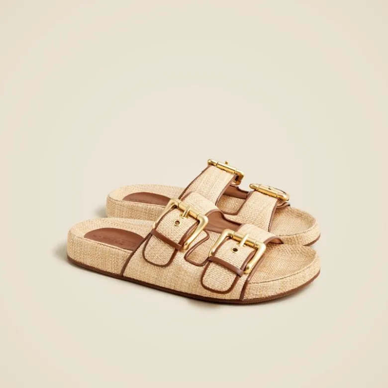Marlow sandals in raffia