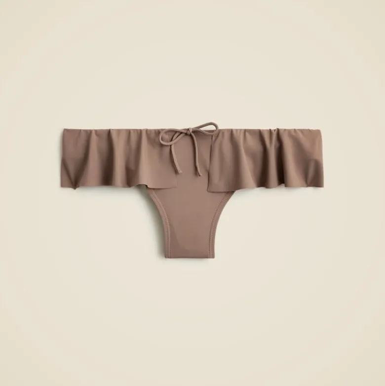 Maryam Nassir Zadeh X J.Crew ruffle bow-tie bikini bottom