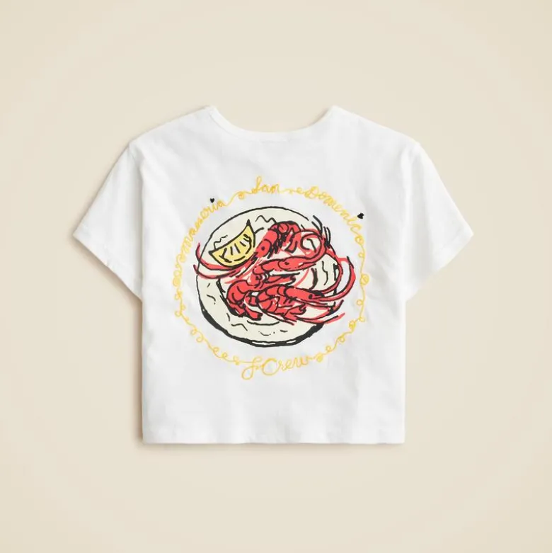Masseria San Domenico X Crewcuts girls' embroidered graphic T-shirt