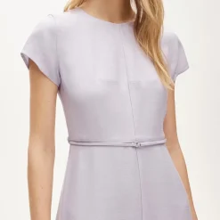 Mathilde dress in luster canvas
