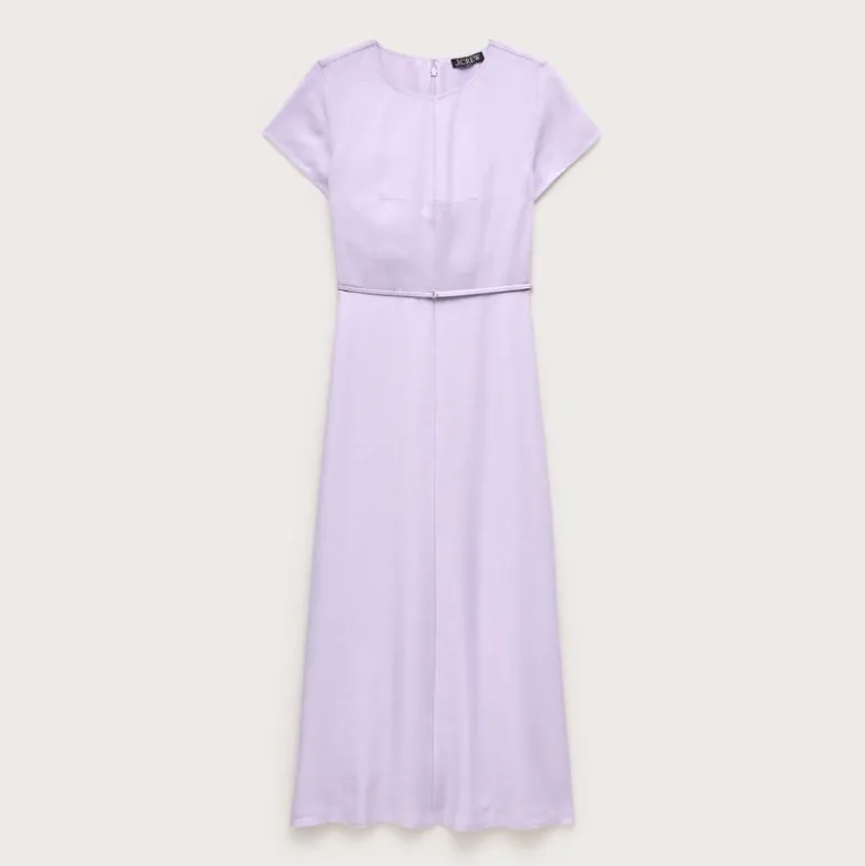 Mathilde dress in luster canvas