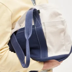 Medium seaport tote bag in washed canvas