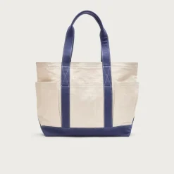 Medium seaport tote bag in washed canvas