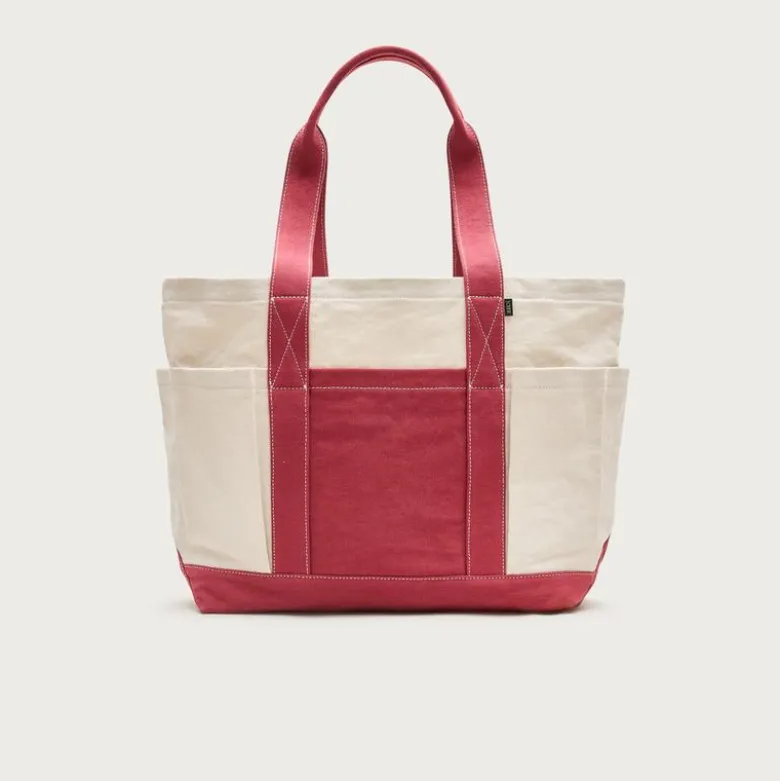 Medium seaport tote bag in washed canvas