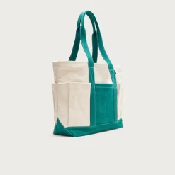 Medium seaport tote bag in washed canvas
