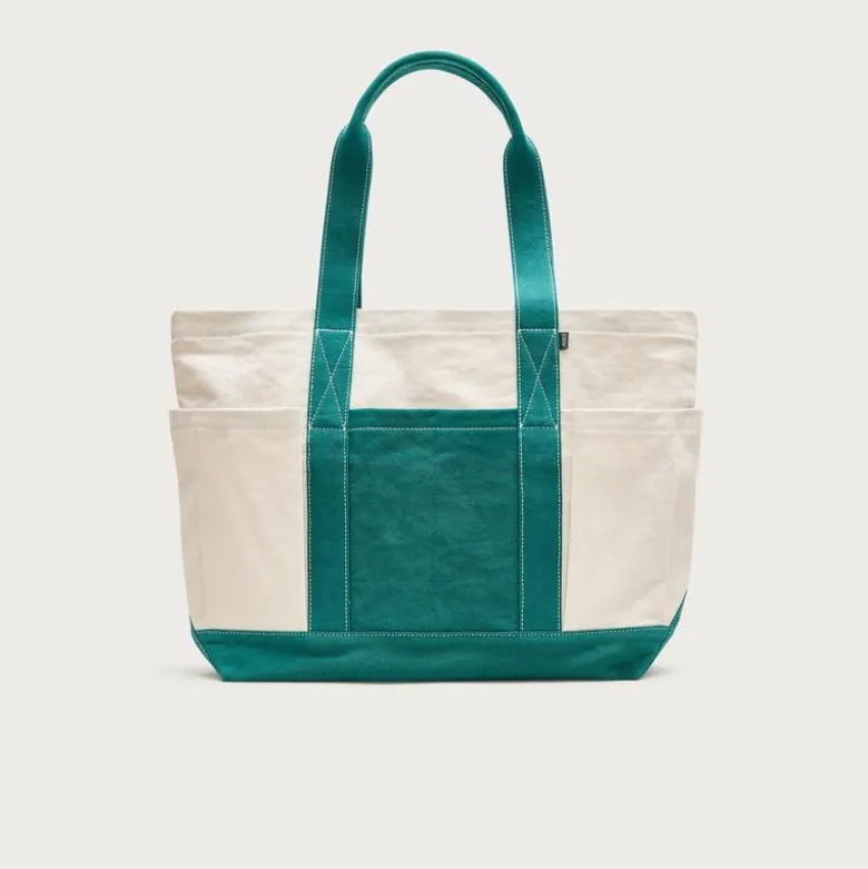 Medium seaport tote bag in washed canvas