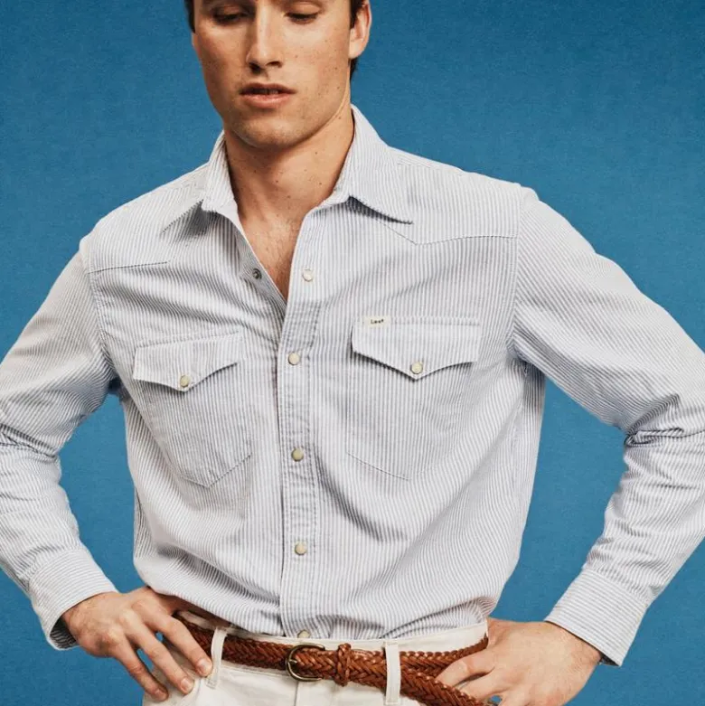 Men's Lee® X J.Crew oxford western shirt