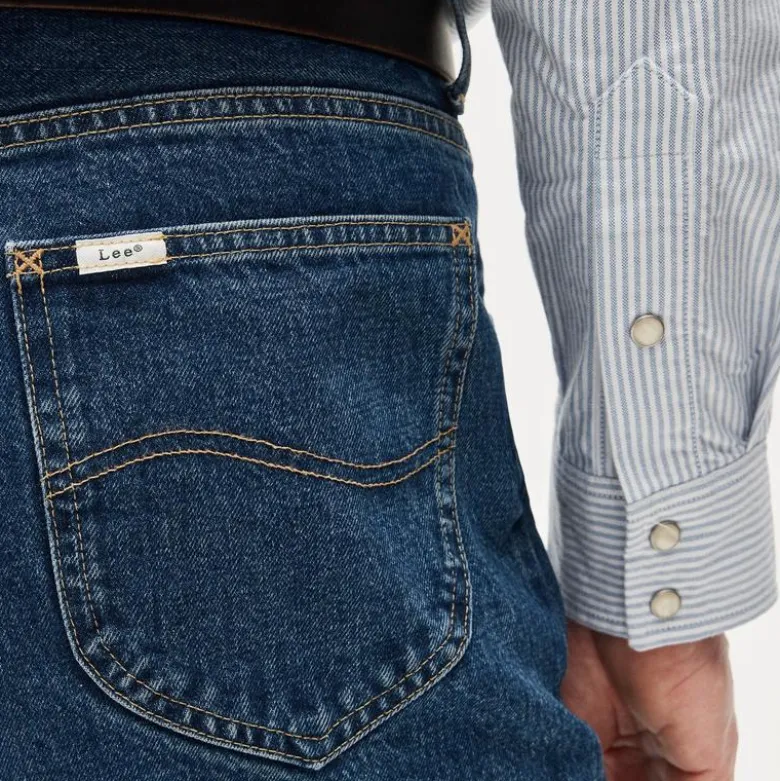 Men's Lee® X J.Crew straight jean in Japanese selvedge denim
