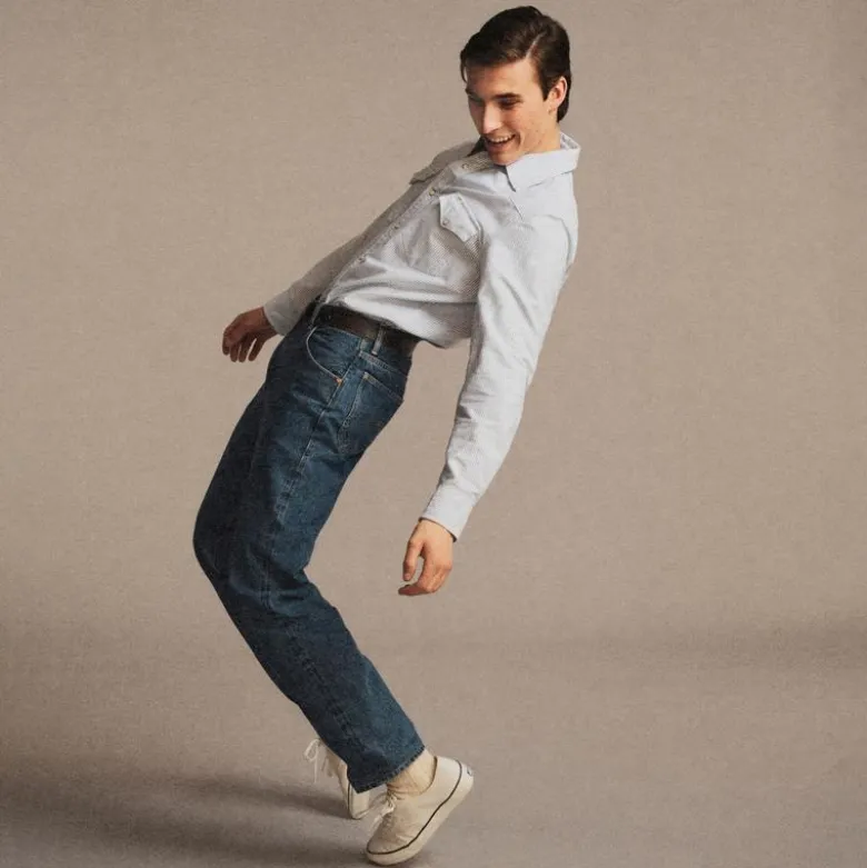 Men's Lee® X J.Crew straight jean in Japanese selvedge denim