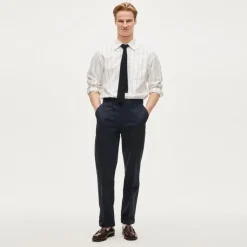 Mercer Classic-fit trouser in Italian stretch twill