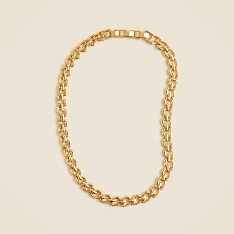 Metallic chainlink necklace
