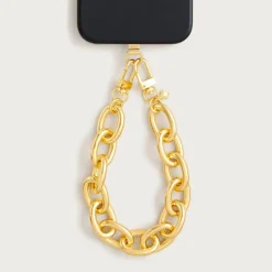 Metallic link phone chain