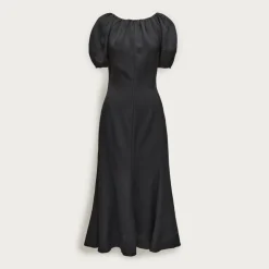 Midi dress in bouclé