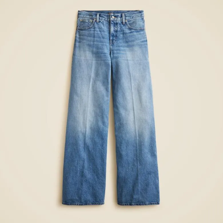 Mid-rise superwide-leg jean