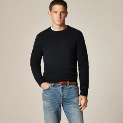 Midweight cashmere crewneck sweater