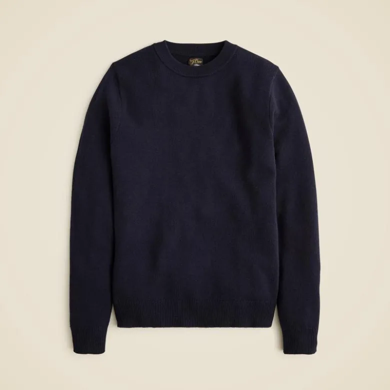 Midweight cashmere crewneck sweater