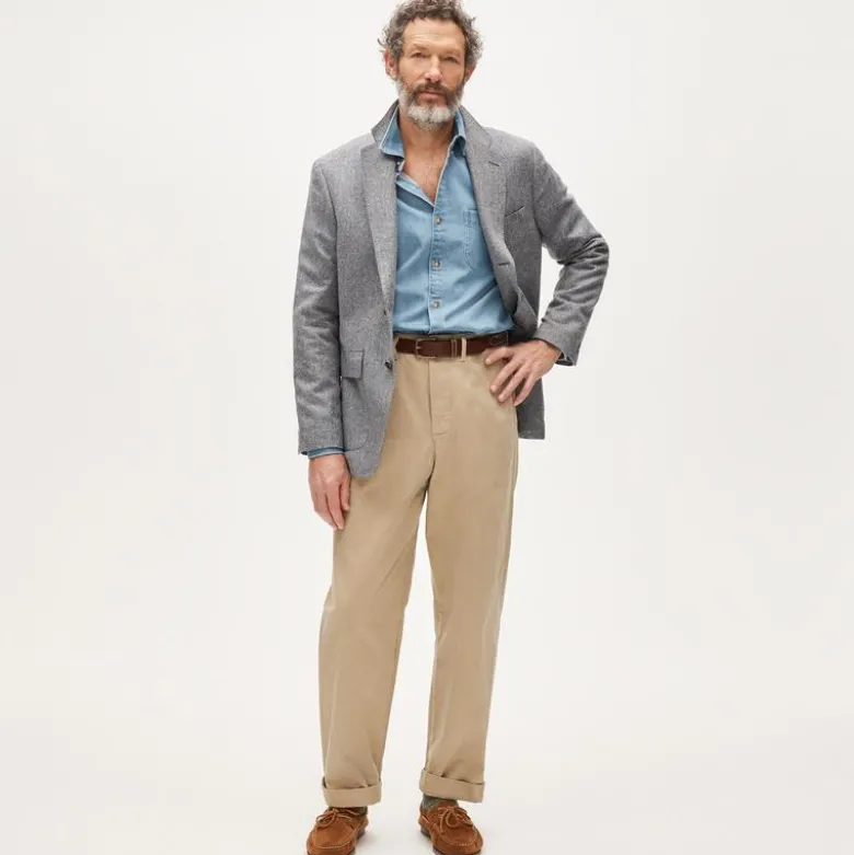 Midweight denim shirt