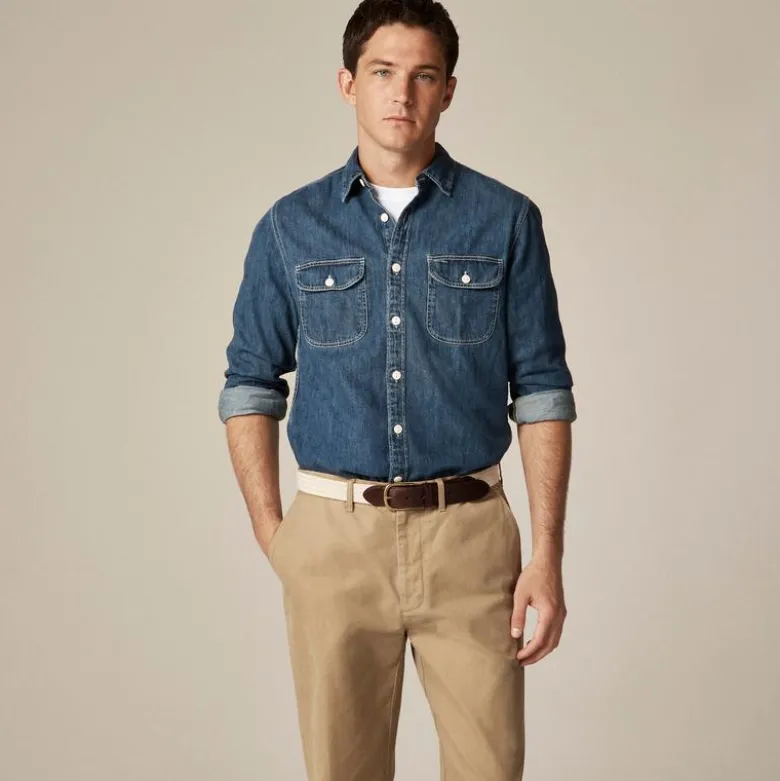 Midweight denim workshirt