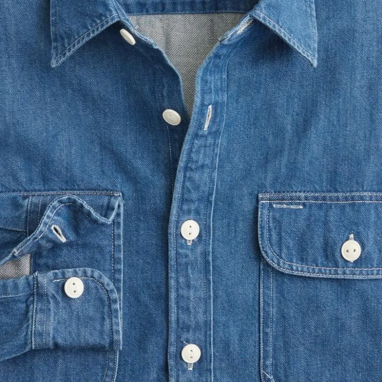 Midweight denim workshirt