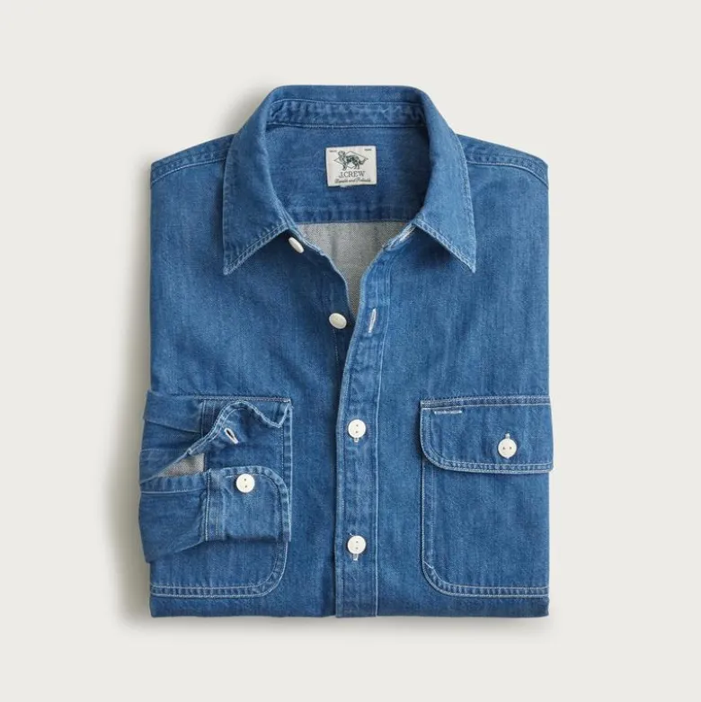 Midweight denim workshirt