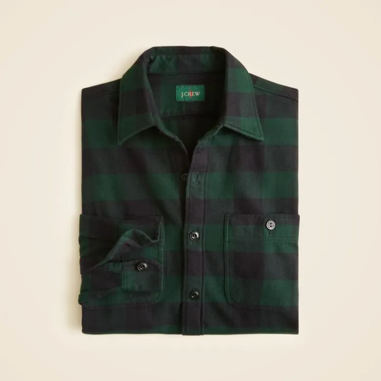 Midweight flannel workshirt