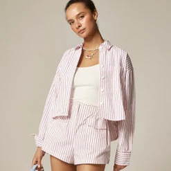 Mini boxer short in oxford stripe