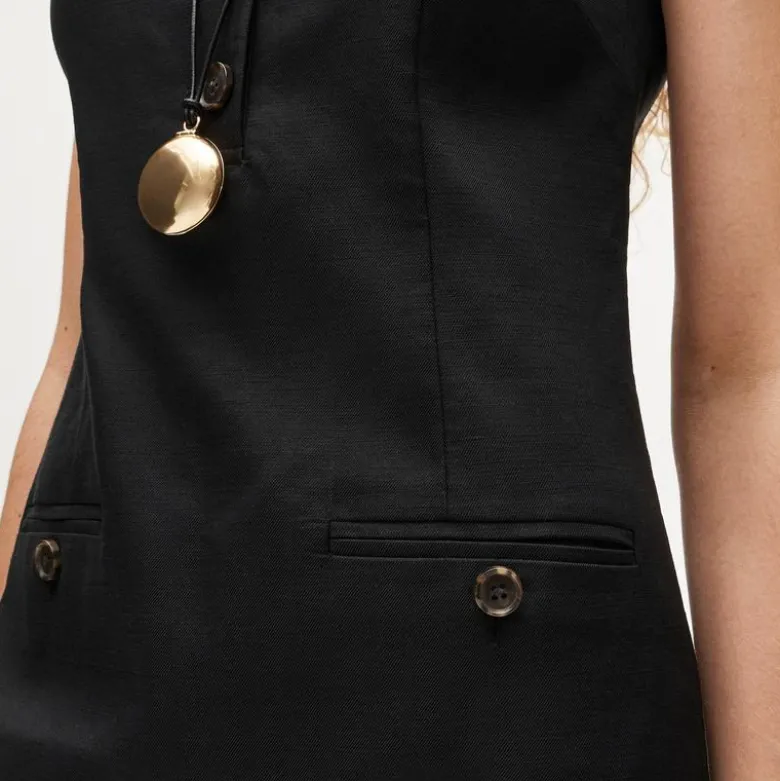 Mini sheath dress in Gramercy linen blend